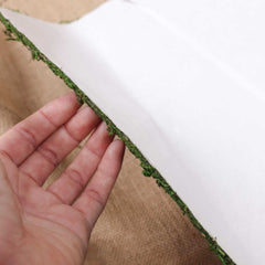 Artificial Moss Mat Sticker 35cmD Round-shaped