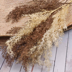 Dried-look Reed Leaf Spray 80cmH