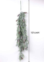 Pine and Cone Garland Hanging 101cmH