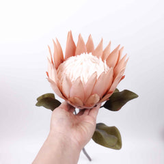 Big Size Artificial King Protea Flower Bloom  73cmH