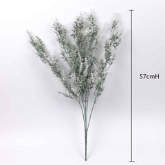 Artificial Lavender Bush in White 57cmH