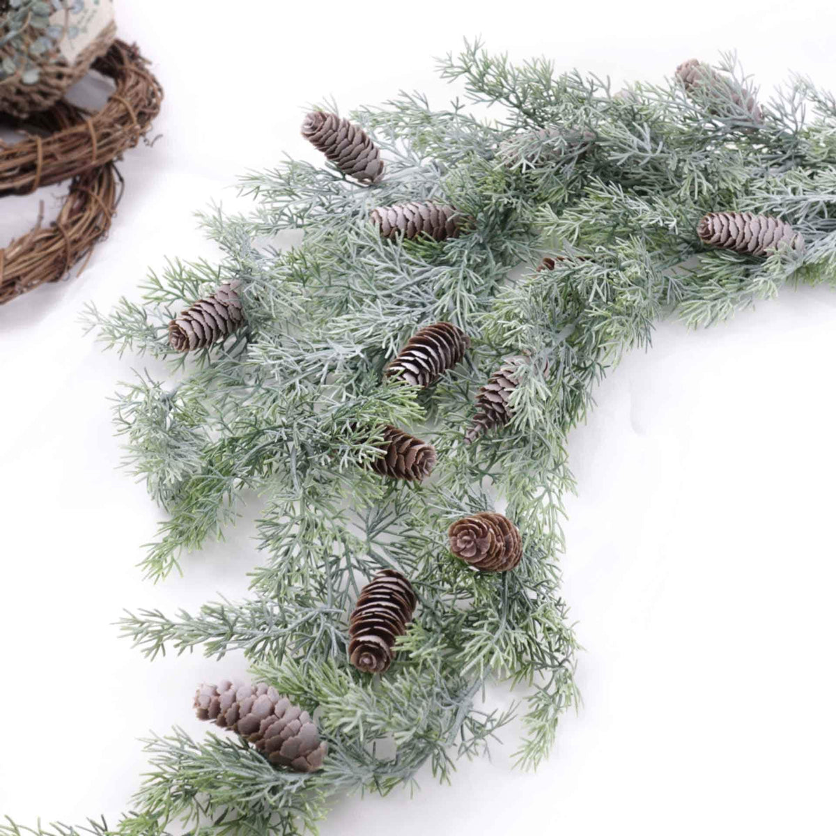 Pine and Cone Garland Hanging 101cmH