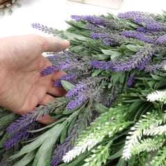 Artificial Lavender Hanging Bush 84cmH