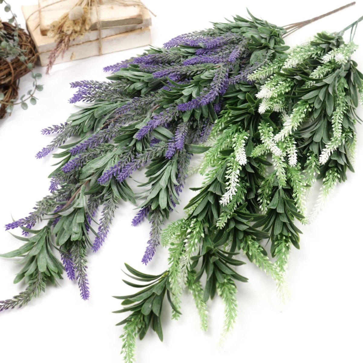 Artificial Lavender Hanging Bush 84cmH