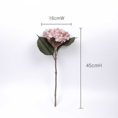 Artificial Hydrangea Stem 46cmH