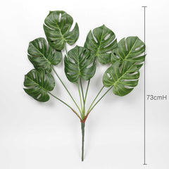 7 Leaves Artificial Monstera Bush 73cmH