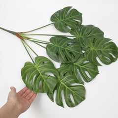 7 Leaves Artificial Monstera Bush 73cmH