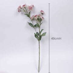 Artificial Astrantia Spray 49cmH