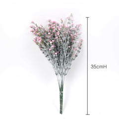 2 Bunches Baby's Breath Flower 35cmH Artificial Gypsophila