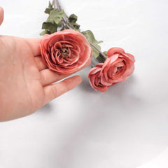 6 Heads Artificial Ranunculus Stem 67cmH