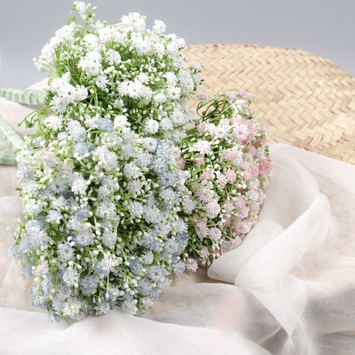 Real-touch Baby's Breath Gypsophila Bouquet 31cmH