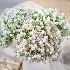 Real-touch Baby's Breath Gypsophila Bouquet 31cmH