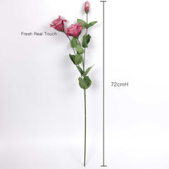 3H Real-touch Lisianthus Stem 72cmH