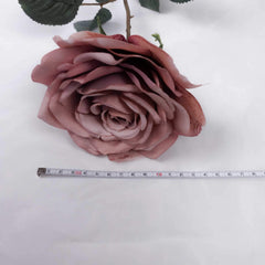 Oversized Artificial Garden Rose Stem 67cmH