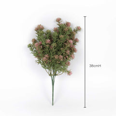 Artificial Flowering Bush 38cmH