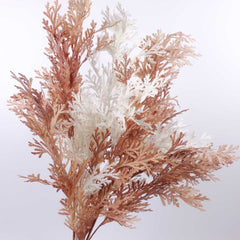 Dried-look Coral Leaves Spray 110cmH