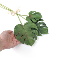 3 Stems Tropical Leaf Bundle 45cmH