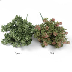 Artificial Flowering Bush 38cmH