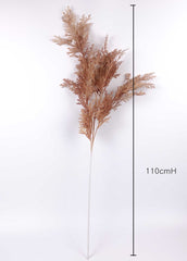 Dried-look Coral Leaves Spray 110cmH