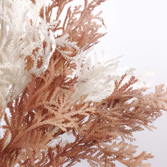 Dried-look Coral Leaves Spray 110cmH