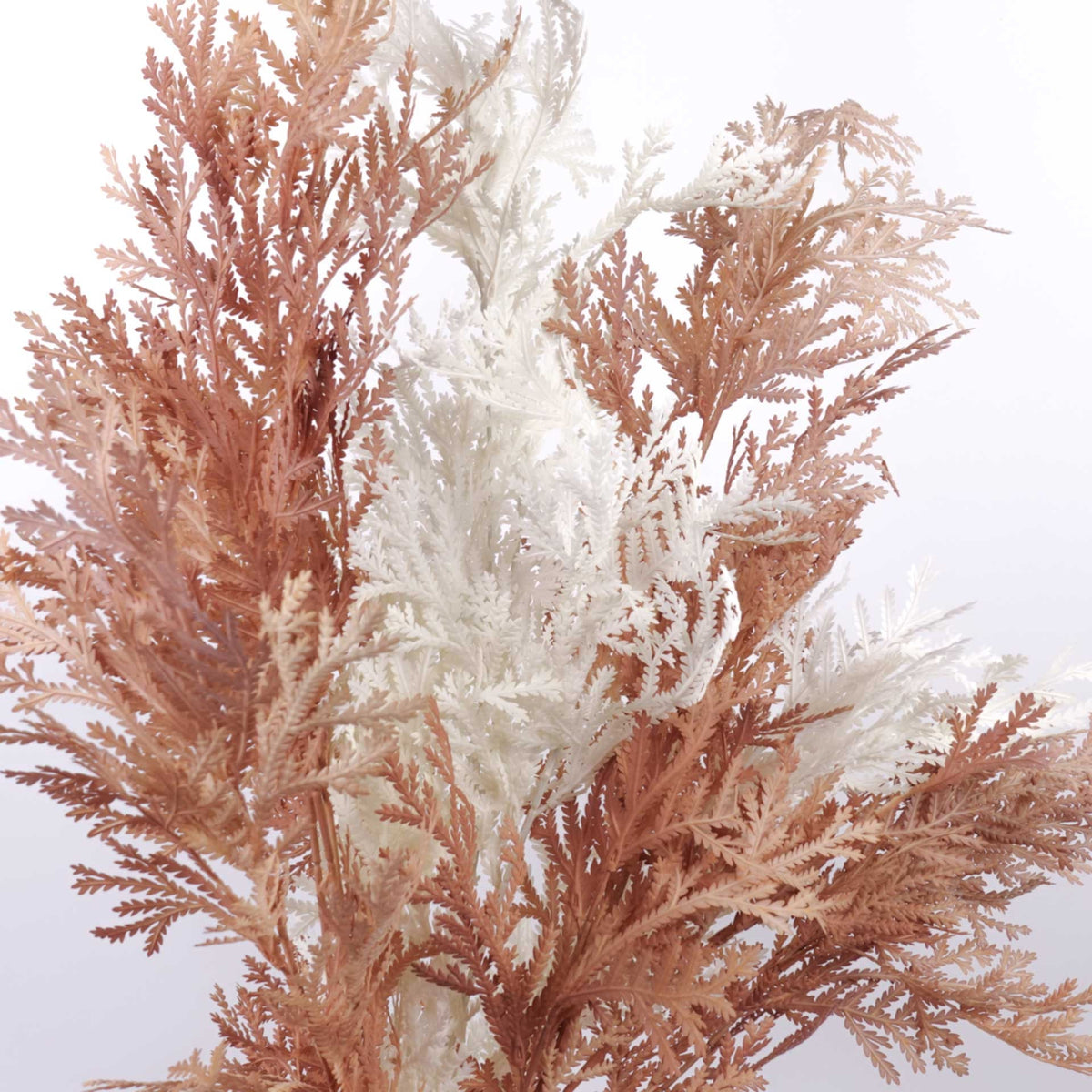 Dried-look Coral Leaves Spray 110cmH