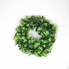 Artificial Leaf Wreath (28cmD, 40cmD)