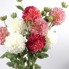 Artificial Dahlia Long Stem 80cmH