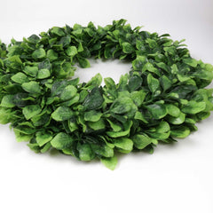 Artificial Leaf Wreath (28cmD, 40cmD)