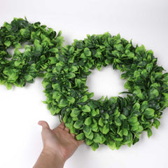 Artificial Leaf Wreath (28cmD, 40cmD)