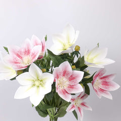 3 Heads Artificial Lily 66cmH