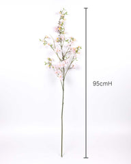 Artificial Cherry Blossom Spray 95cmH