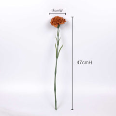 Real-touch Carnation Stem 47cmH