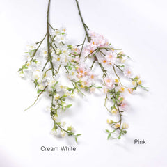 Artificial Cherry Blossom Spray 95cmH