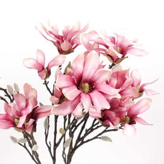 4 Heads Artificial Magnolia Spray 55cmH