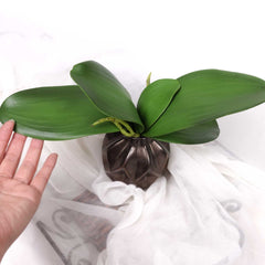 Artificial Orchid Leaf 33cmW x 25cmH