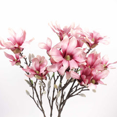 4 Heads Artificial Magnolia Spray 55cmH