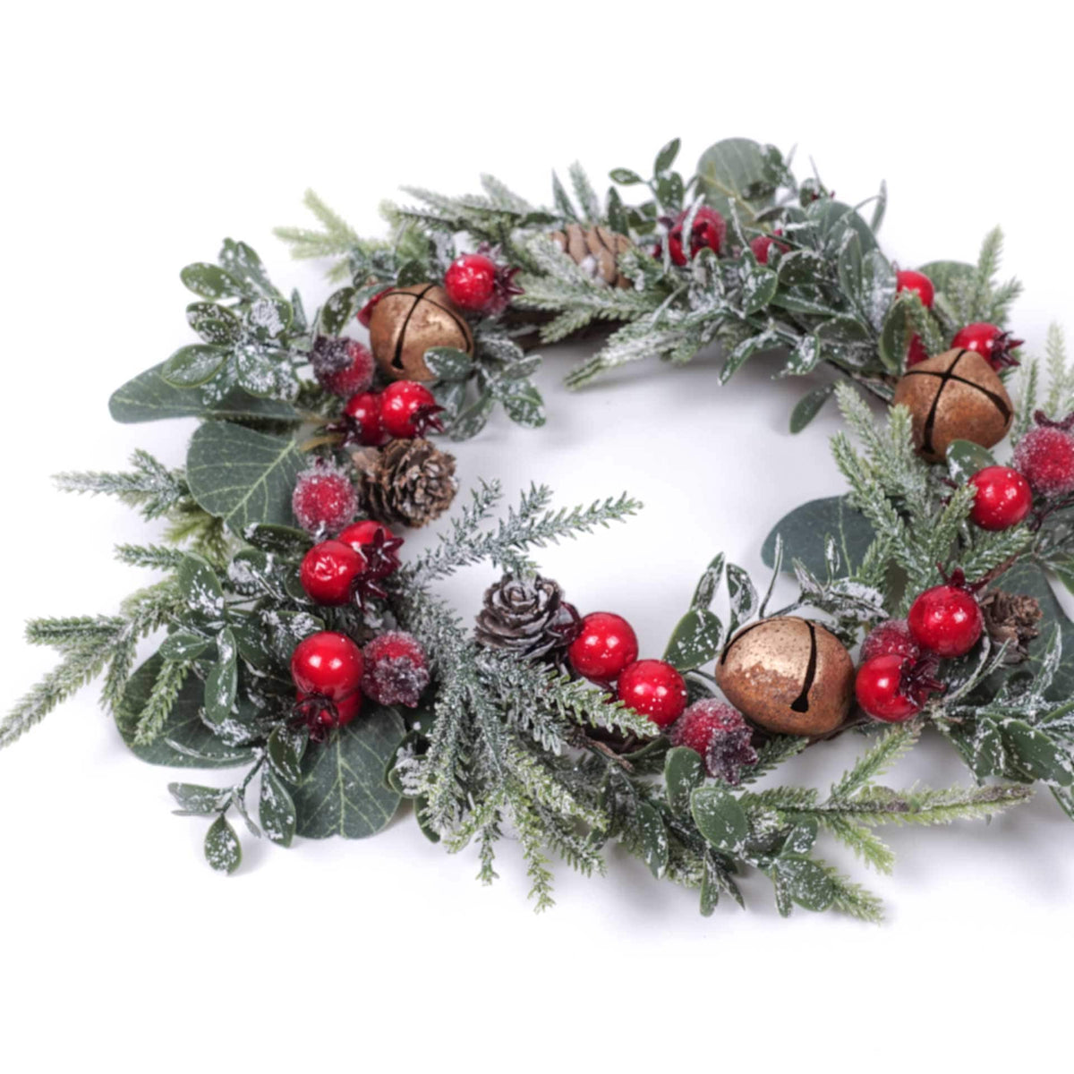 Christmas Wreath with Berry and Bell 25cmD