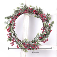 Christmas Berry Wreath 35cmD