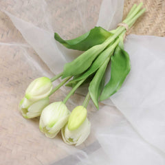 5 Stems Real Touch Tulip Bunch 40cmH