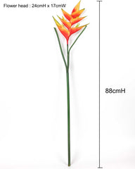 Artificial Heliconia Stem 88cmH