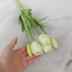 5 Stems Real Touch Tulip Bunch 40cmH