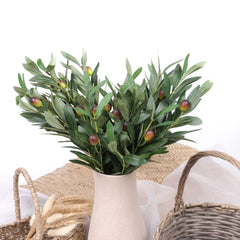 Artificial Olive Leaf Bush 40cmH