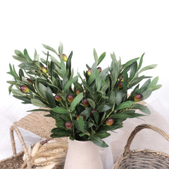 Artificial Olive Leaf Bush 40cmH