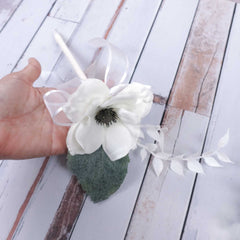 Artificial Anemone Floral Wedding Pen