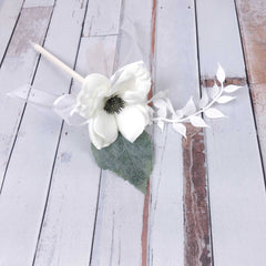 Artificial Anemone Floral Wedding Pen