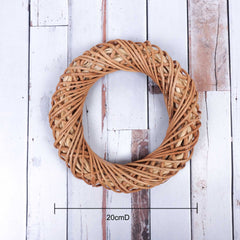 Natural Twig Wreath 20cmD