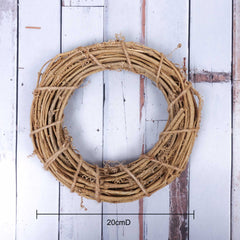 Natural Twig Wreath 20cmD