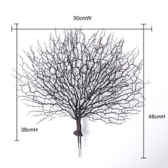 Fan-shape Artificial Twig Branch 50cmW x 48cmH