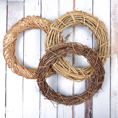 Natural Twig Wreath 20cmD