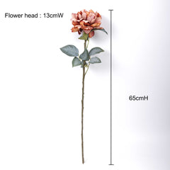 Big Head Artificial Peony Flower Stem 65cmH